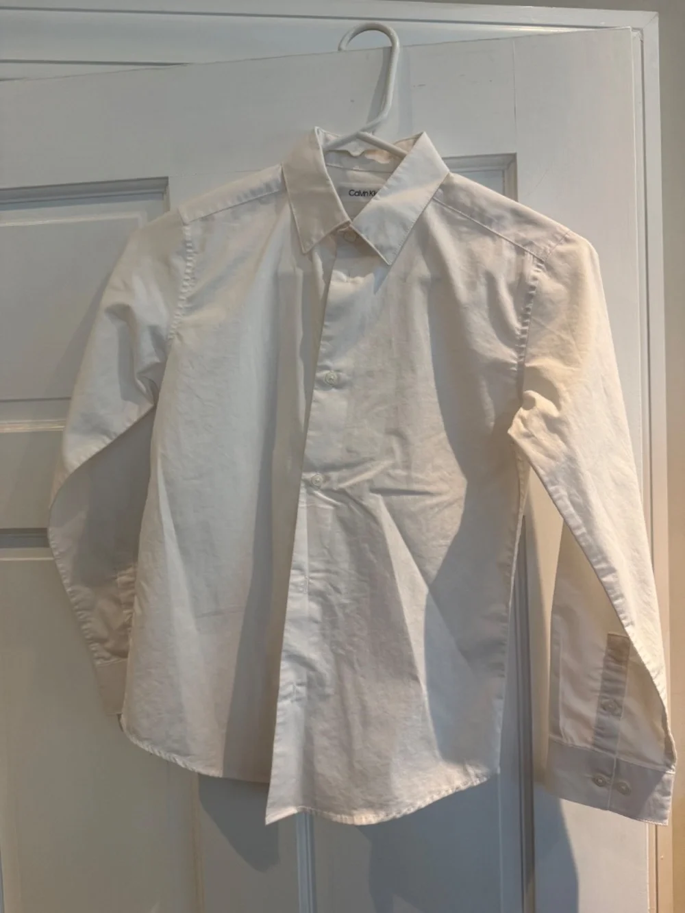 Calvin Klein Boys suit w/shirt size 10 Navy worn once